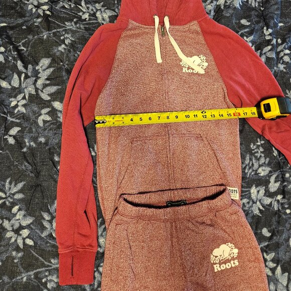 Roots Original Full Zip Hoodie Pink + Sweatpants - Picture 2 of 13